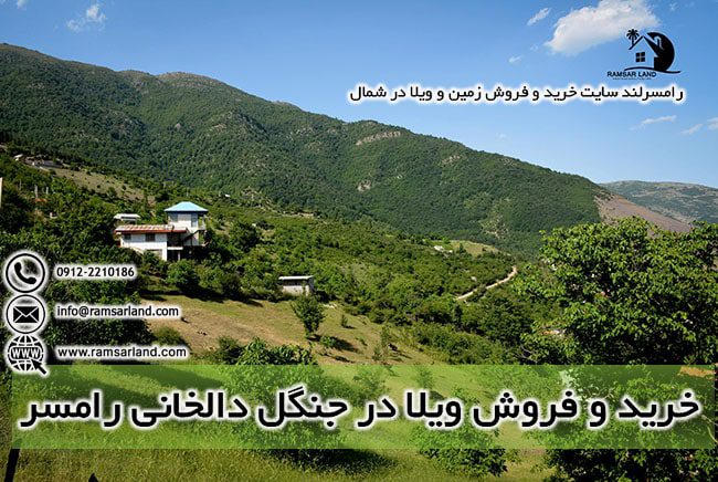 محله های رامسر برای خرید ویلا در رامسر 1 خرید ویلا جنگلی در جنگل دالخانی رامسر